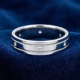 thumbnail image 3 of Pompeii Mens 14K White Gold Diamond Wedding Anniversary Band (G/H,SI), 3 of 5