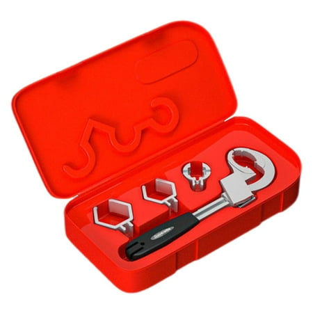 

Gripping Wrench Set 3 Chucks Repairing Aluminum Alloy Variable Universal Wrenches Plumbing Tool for Plumber Kitchen Mechanics Bathroom Home