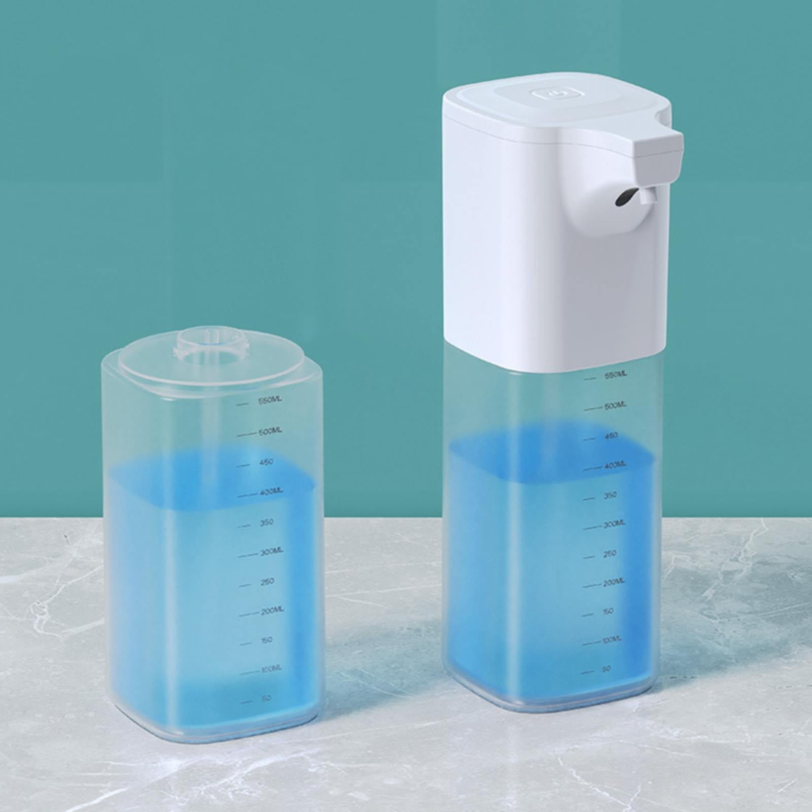 Mfigree Automatic Liquid Soap Dispenser Touchless Rechargeable 18.6oz/550ml With Wall Mount and 4 Adjustable Soap Hands Dish Soap Dispenser for Bathroom Kitchen