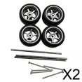 thumbnail image 1 of neumáticos de coche rc,Juego de ruedas y neumáticos RC 1/64 Neumático de turismo RC,Ruedas de vehículo Neumáticos modificados Neumáticos de coche RC,Neumáticos RC con llanta Piezas de, 1 of 8
