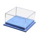 thumbnail image 5 of Caja de exhibición para autos de juguete a escala 1:64, base de cuero sintético resistente de 5 x 4,8 x 2,6 pulgadas, organizador de modelos de vehículos con cubierta de acrílico Azul, 5 of 10