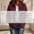 thumbnail image 3 of Fleece Jacket Women Solid Color Stand Collar Zip Up Fuzzy Short Coat with Pockets for Fall Daily Wear and Casual Outings, 3 of 8