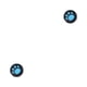 thumbnail image 3 of Bearachild Stick Caps Cóncavo Cómodo Pata de gato Forma Reemplazo perfecto Thumbstick Cover Controlador Accesorios azul sobre negro azul sobre negro 2Conjunto, 3 of 6