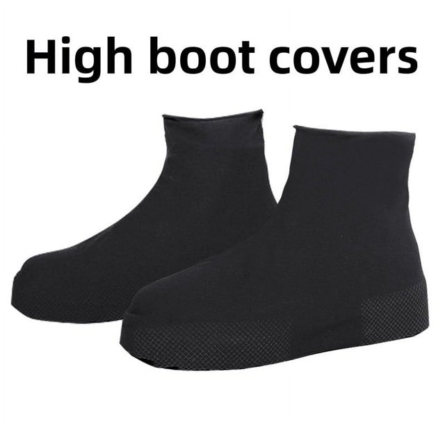 Cubiertas impermeables de silicona para Botas de lluvia, cubiertas reutilizables para zapatos, Protector de zapatos Unisex, antideslizante, para senderismo al aire libre