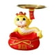 thumbnail image 1 of Bandeja de almacenamiento con forma de llave del Año de la Serpiente China, decoración de mesa, plato multiusos para dulces Estilo B, 1 of 9