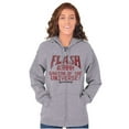 thumbnail image 4 of Flash Gordon Logo Vintage Comic Hero Zip Up Hoodie Men's Women's Brisco Brands S, 4 of 6