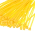 thumbnail image 3 of Uxcell 4-Inch 0.09-Inch Width Self-Locking Zip Ties Cable Ties Nylon  Yellow 100 Pack, 3 of 5