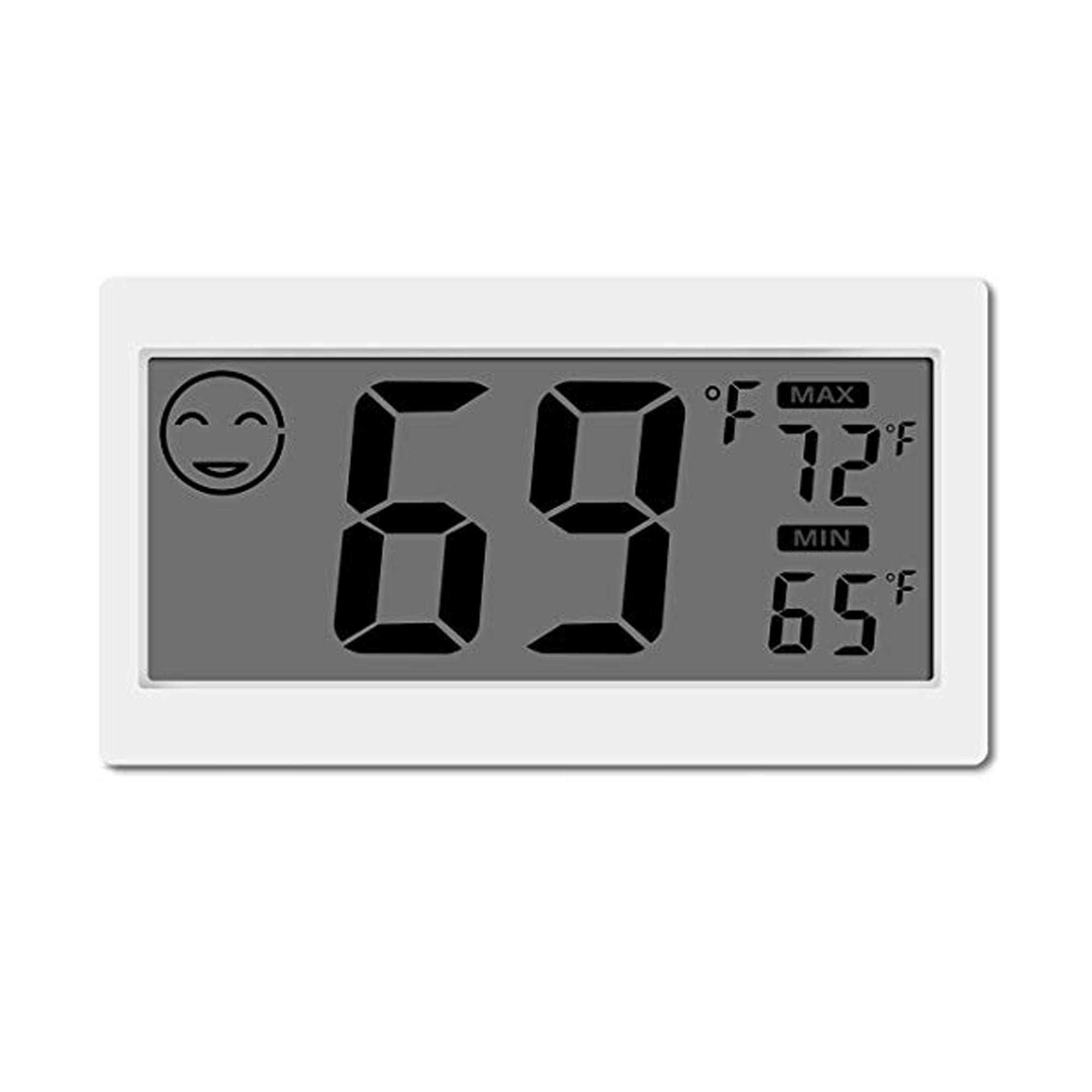 Nk Home Lcd Digital Thermometer Indoor Hygrometer Room Temperature Monitor Humidity Gauge With Big Screen Stand Wall Hanging Magnet For Greenhouse
