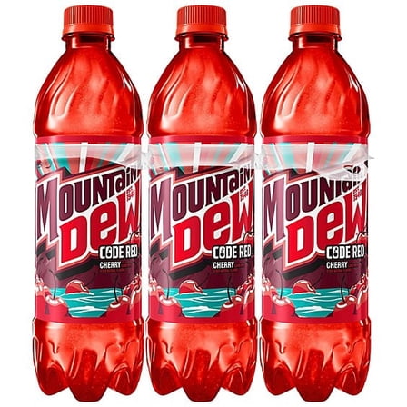 Mtn Dew Soda Code Red - 6-16.9 Fl. Oz.