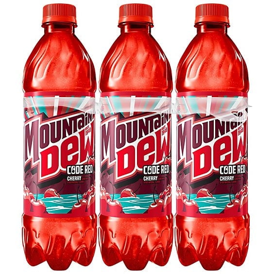 Mtn Dew Soda Code Red - 6-16.9 Fl. Oz.