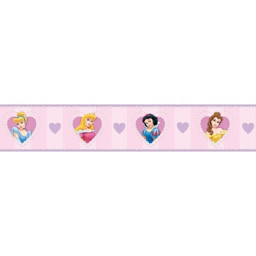 Blue Mountain Wallcoverings Ds026296 Princess Heart Cameo Self Stick Wall Border 5 Inch By 15 Foot Com - Disney Princess Wall Stickers B Q Blue Mountain Wallcoverings Ds026296 Princess Heart Cameo Self Stick Wall Border 5 Inch By 15 Foot Com - Disney Princess Wall Stickers B Q