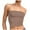 Khaki-01, variant on HADST Women's Bandeau Tank Top Slim Fit Sleeveless Shirt Summer Seamless Layering Top