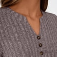 thumbnail image 4 of SUNBS Tunic Shirts for Womens Long Sleeve Tops Casual V Neck Sweaters for Women Blouses, 4 of 7