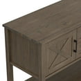thumbnail image 5 of Simpli Home Ela SOLID WOOD 48 inch Wide Transitional Console Table in Smoky Brown, 5 of 12