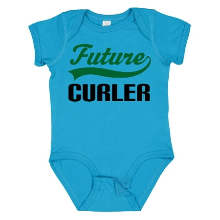 

Inktastic Future Curler Kids Curling Sports Gift Baby Boy Bodysuit