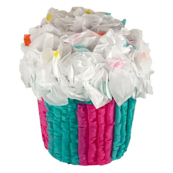 Frosted Cupcake Party Pinata, Traditionally Handcrafted