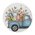 thumbnail image 2 of Nkmbld Easter Place Mats for Dining Tables, Round Placemats Heat Resistants and Stain Resistants Seasonal Spring Table Mats for Party Kitchen Dining Decoration, 2 of 8