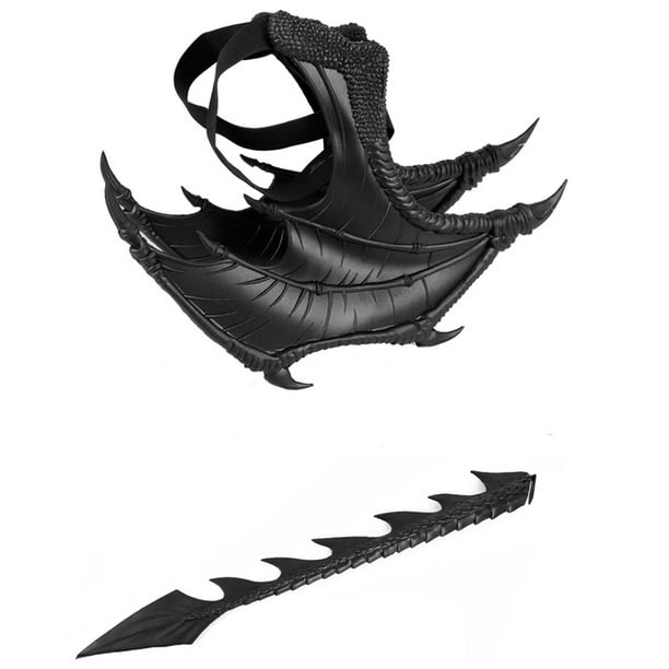 Masque de queue de dinosaure ailes, ensemble de jouet, déguisement