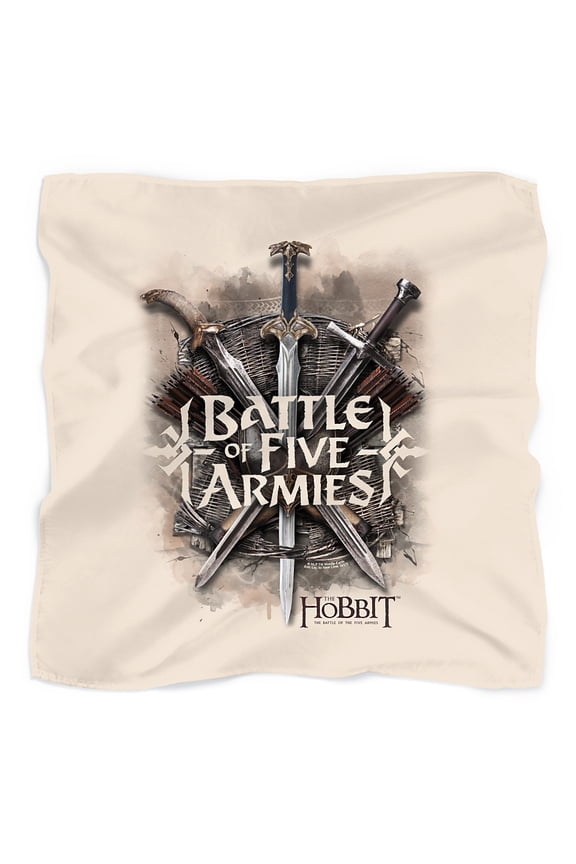 The Hobbit Battle of Armies Bandana (21 in x 21 in)