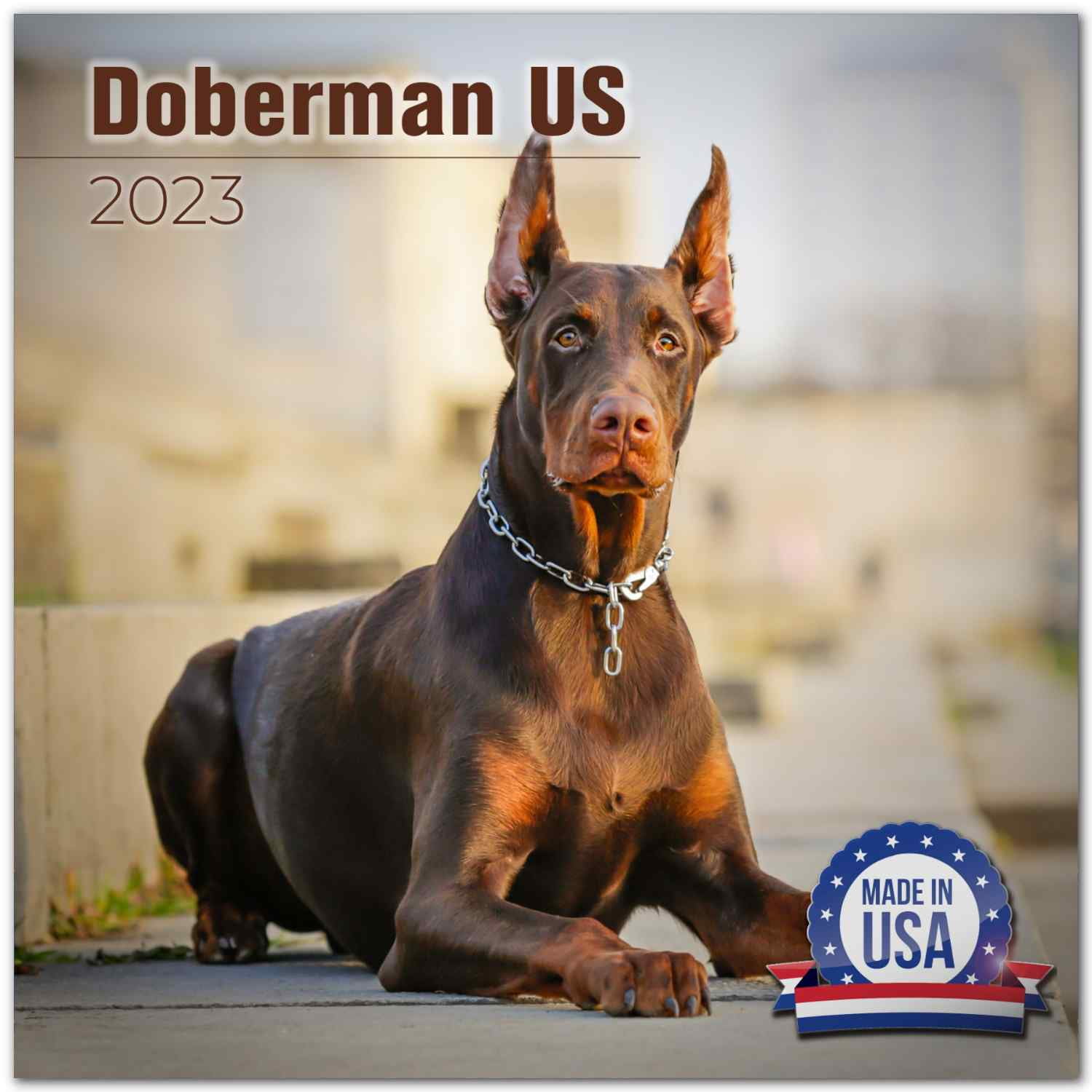 2022 2023 Doberman Calendar Dog Breed Monthly Wall Calendar 12 x 24