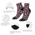 thumbnail image 5 of Pofeuu Skull flower leaf colorful Print 30cm Socks, Adult Running Hiking Socks for Youth and Adult, 5 of 7