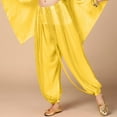 thumbnail image 3 of EDFBUYKRS Female Women Pants Casual Sweat Pants for Womens Plus Size Flare Sequin Pants Belly Dance Performance Dance Pants Chiffon Highlight Pants One Size, 3 of 3