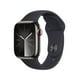 thumbnail image 1 of Smartwatch Apple Series 9 (GPS + Cellular) Caja de acero inoxidable Gris 41MM correa deportiva Negro talla S/M, 1 of 4
