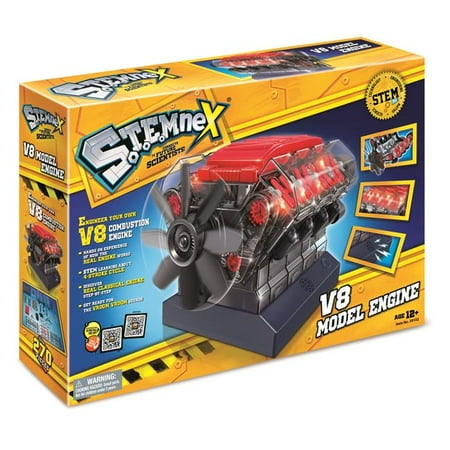 Stemnex V8 Model Engine | Build Your Own Transparent Plastic Model of a Working V8 Combustion