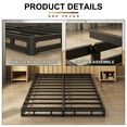 thumbnail image 5 of Maenizi Box Spring Full Size Bed 5 Inch Low Profile, Heavy Duty Metal Box Spring Bed Base with Fabric Cover, Mattress Foundation, Easy Assembly, Noise Free, Black, 5 of 6