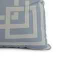 thumbnail image 2 of Simply Daisy, 16" x 16" Greek New Key, Geometric Print Outdoor Pillow, Blue, 2 of 2