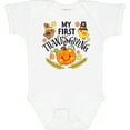 thumbnail image 3 of Inktastic My First Thanksgiving Autumn Birds, Pumpkin Boys or Girls Baby Bodysuit, 3 of 5