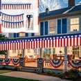thumbnail image 2 of Lilixerw 4th of July Decorations,Independence Day Foil Fringe Curtain Garland,Red White and Blue Streamers Hanging Backdrop Table Skirts for Parade Floats Memorial Day Patriotic Decor, 2 of 9