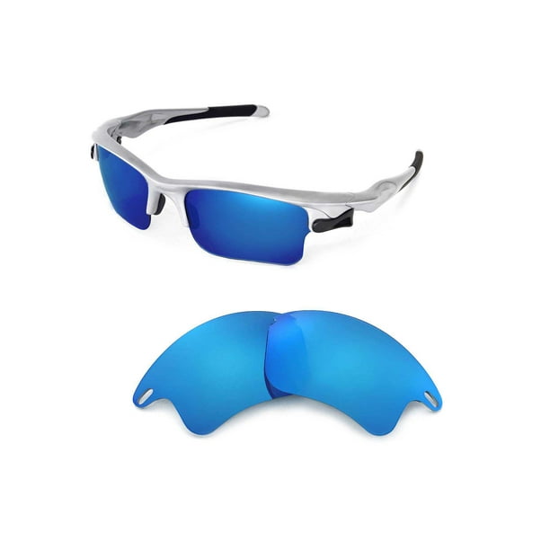 Walleva Walleva Blue Replacement Lenses for Oakley Fast Jacket XL