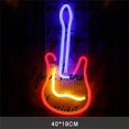 thumbnail image 2 of Letrero de luz de neón LED para guitarra, luz nocturna USB, letrero decorativo para Bar, Pub, tienda, Club, garaje, decoración de fiesta en casa, 1 ud. JAMW Sencillez, 2 of 5