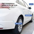 thumbnail image 6 of Dbuoem Car Anti-collision Strip Clear Black Self-adhesive Flexible Reusable Universal SUV Truck Auto Body Door Side Rearview Mirror Bumper Protector Guard Kit, 6 of 8