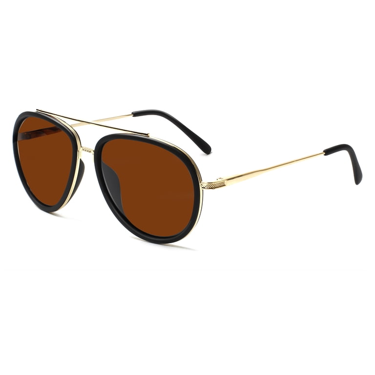 Classic Polarized Aviator Sunglasses Metal Frame UV Protection Unisex Amazon.com: NECTAR Classic Polarized Aviator Sunglasses  main image 2