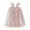 Pink, variant on Toddler Girls Rainbow Dress - Flutter Sleeve Tie Dye Tutu with Sequin for Party, Princess Play & Celebration,3-4 Years