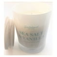 thumbnail image 2 of Natural Coconut + Beeswax Scented Candle SEA Salt + Vanilla in Glossy White Jar with Wooden Lid, 11 Oz., 2 of 2