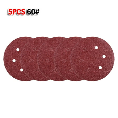 

5Pcs 6Inch 6Holes Sandpaper Hook and Loop Sanding Siscs Polishing 60-2000#