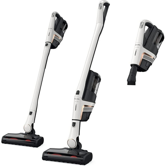 Miele Triflex HX2 Cordless stick vacuum cleaner with patented 3-in-1 design powerful Vortex technology Digital Efficiency Motor & 5 Year Warranty (Lotus White)