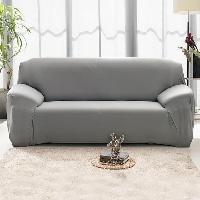 Agiferg Housse Extensible pour Canapé Double, Housses Extensibles en Tissu, Protège-Canapé Ajusté