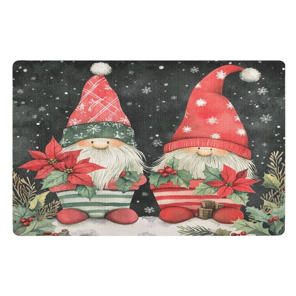 BZSMCE Floor Mats 32x20in Chrismas Dwarf Creativity Doormats