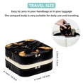 thumbnail image 5 of Halloween Bat Travel Portable Square Jewelry Box Organizer for Rings, Earrings, Necklaces, Bracelets, etc. for Girls and Women, 5 of 6