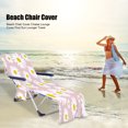 thumbnail image 3 of Microfiber Beach Chair Cover Outdoor Pool Sun Lounger Towel Cover, 3 of 7
