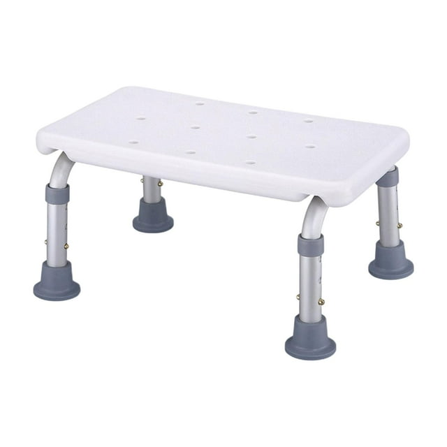 MERIGLARE Bathroom Stool Bathtub Seat Non Slip Adjustable Bath Bench Bath Stool for Shower