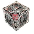 thumbnail image 4 of 7-In-1 Multi-Functional Metal Dice Set With 3D Relief Design For Tabletop Rpg Enthusiasts Gift-Givers, Versatile 7-Sided Dice Including D4 D6 D8 D10 D12 D20 With D100 Shared Face, 4 of 5