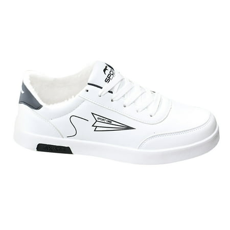 

Rdeuod Sneakers for Men Leather Ultra-Light Sneakers Fashion Comfortable Casual Running Shoes