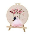thumbnail image 1 of Needlework Embroidery Kit Wedding Bride Groom Themed Decoration Design, 1 of 8