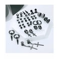thumbnail image 2 of 15 Pares Aretes Xtellar  Hombre Piercing Pendientes Acero Inoxidable, 2 of 4