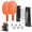 Orange, variant on Cannon Sports Table Tennis Set – 2 Unbreakable Paddles, 6 3-Star Balls, Retractable Net & Carry Bag – Clamp-On Portable Ping Pong Net Fits Tables up to 2 Inch Thick, Extends to 6 Feet (Yellow)